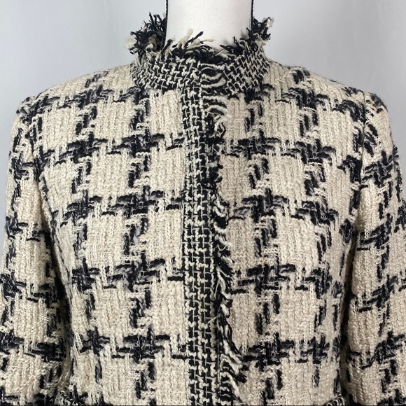 Harve Benard Vintage Black & White Blazer Jacket - Picture 2 of 16